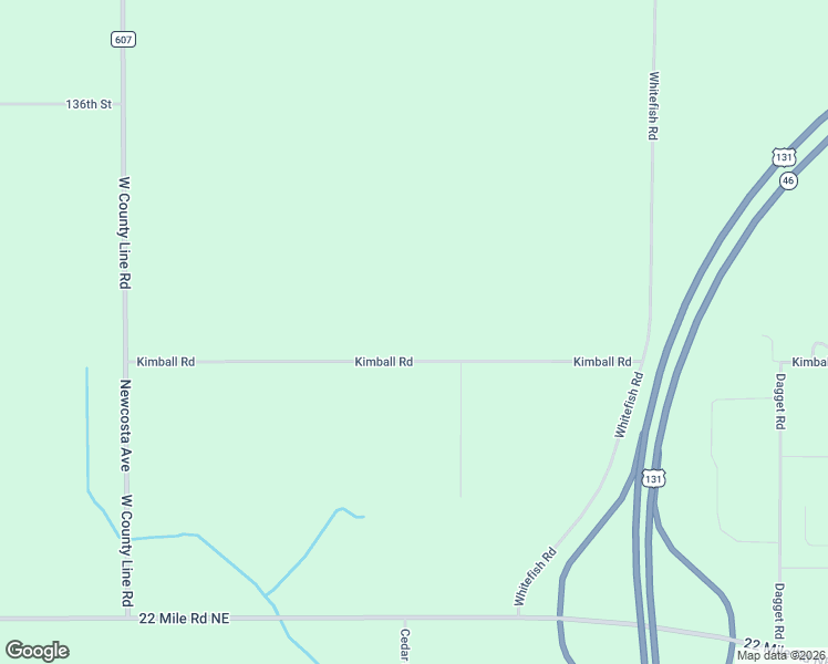 map of restaurants, bars, coffee shops, grocery stores, and more near 23438 Kimball Road in Sand Lake