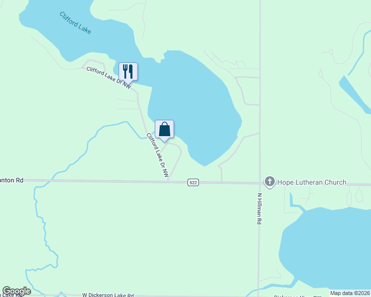 map of restaurants, bars, coffee shops, grocery stores, and more near 223 Woodlawn Drive in Stanton