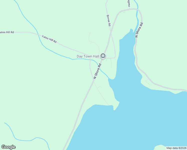 map of restaurants, bars, coffee shops, grocery stores, and more near 1610 North Shore Road in Hadley