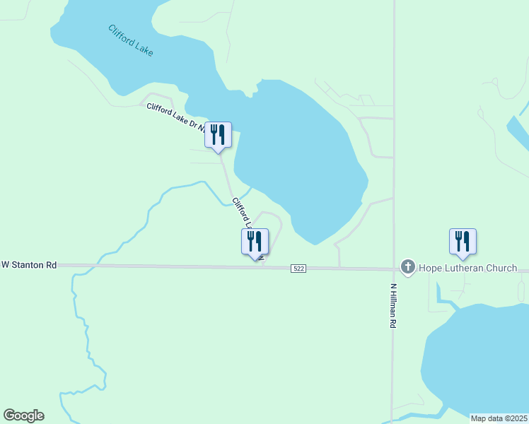 map of restaurants, bars, coffee shops, grocery stores, and more near 331 Woodlawn Drive in Stanton