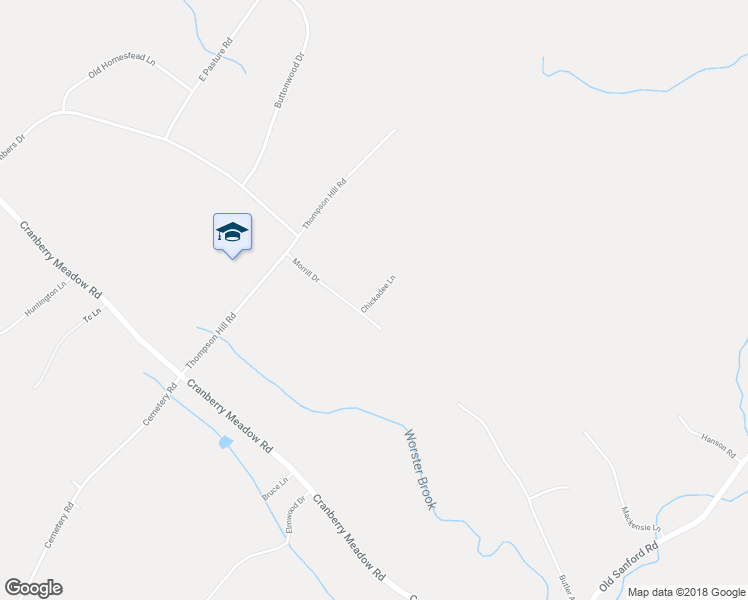 map of restaurants, bars, coffee shops, grocery stores, and more near 98 Chickadee Lane in Berwick