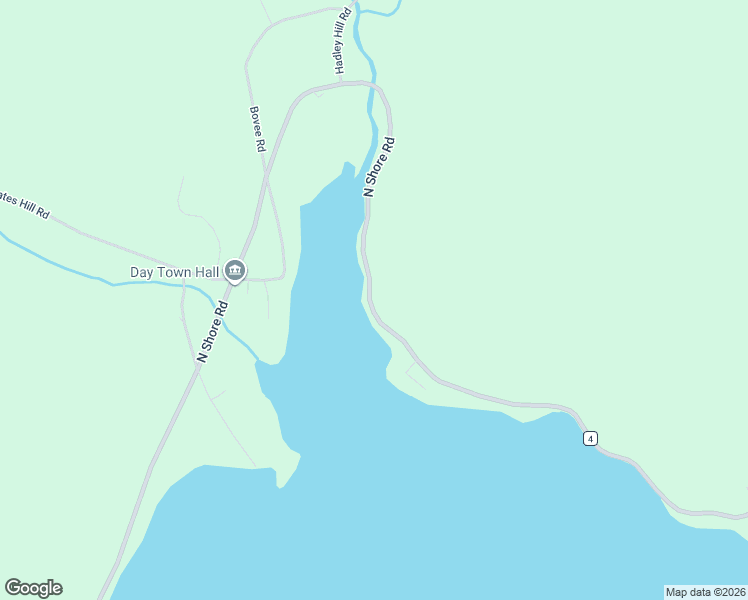 map of restaurants, bars, coffee shops, grocery stores, and more near 1875 North Shore Road in Hadley