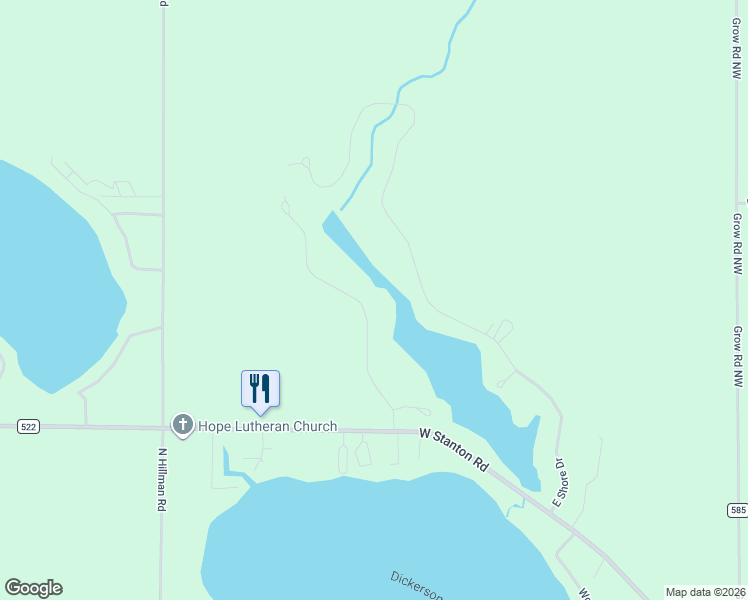 map of restaurants, bars, coffee shops, grocery stores, and more near 690 West Shore Drive in Stanton