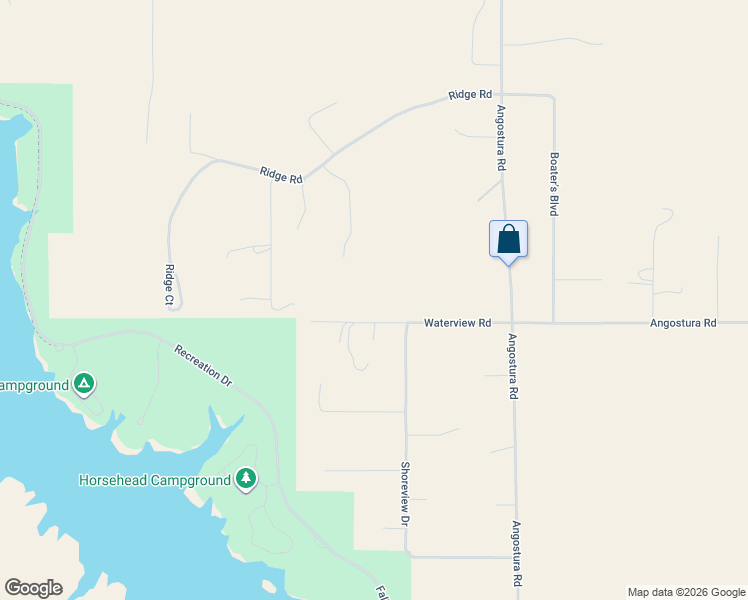 map of restaurants, bars, coffee shops, grocery stores, and more near 13370 Waterview Road in Hot Springs