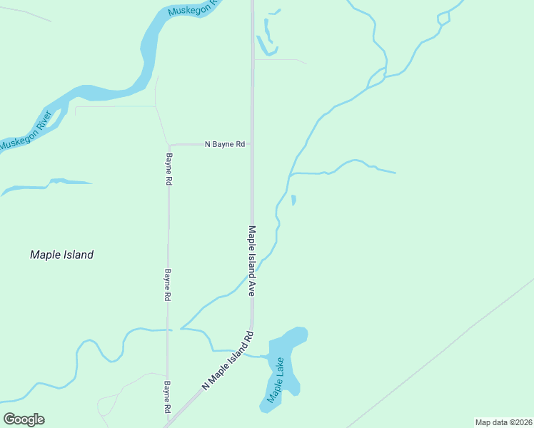 map of restaurants, bars, coffee shops, grocery stores, and more near 13774 Maple Island Road in Twin Lake