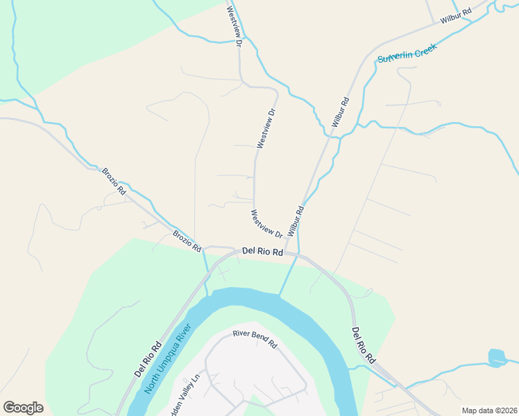 map of restaurants, bars, coffee shops, grocery stores, and more near 161 Westview Drive in Roseburg