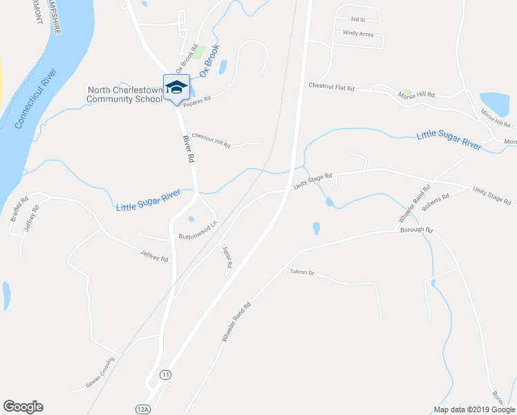 map of restaurants, bars, coffee shops, grocery stores, and more near 212 Unity Stage Road in Charlestown