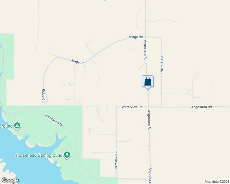 map of restaurants, bars, coffee shops, grocery stores, and more near 13376 Waterview Road in Hot Springs