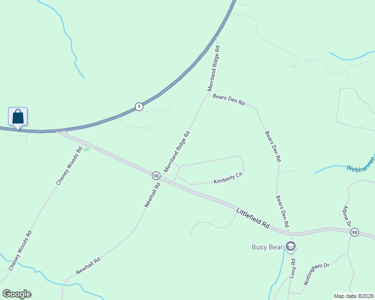 map of restaurants, bars, coffee shops, grocery stores, and more near 285 Newhall Road in Wells