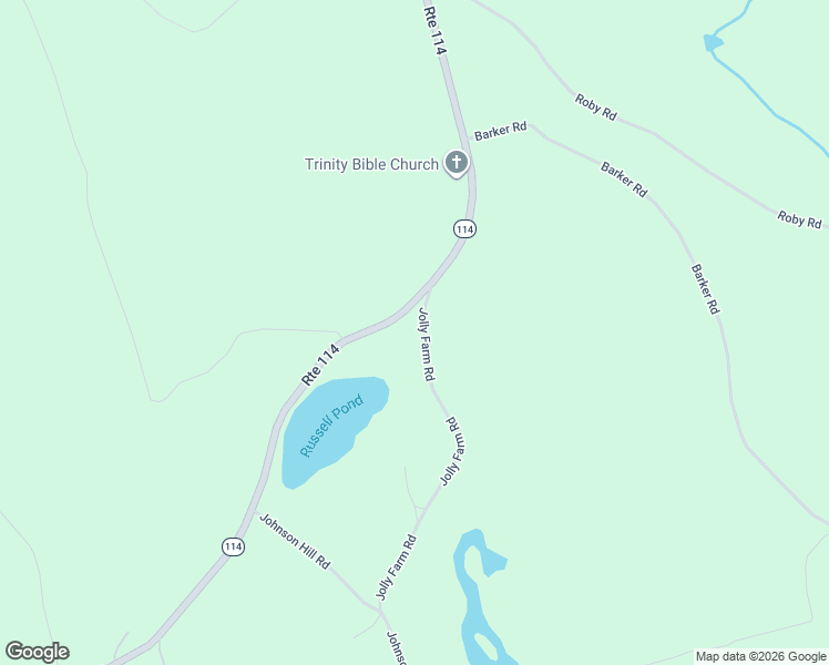 map of restaurants, bars, coffee shops, grocery stores, and more near 458 New Hampshire 114 in Bradford