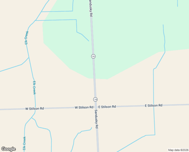 map of restaurants, bars, coffee shops, grocery stores, and more near 3947 Sandusky Road in Peck