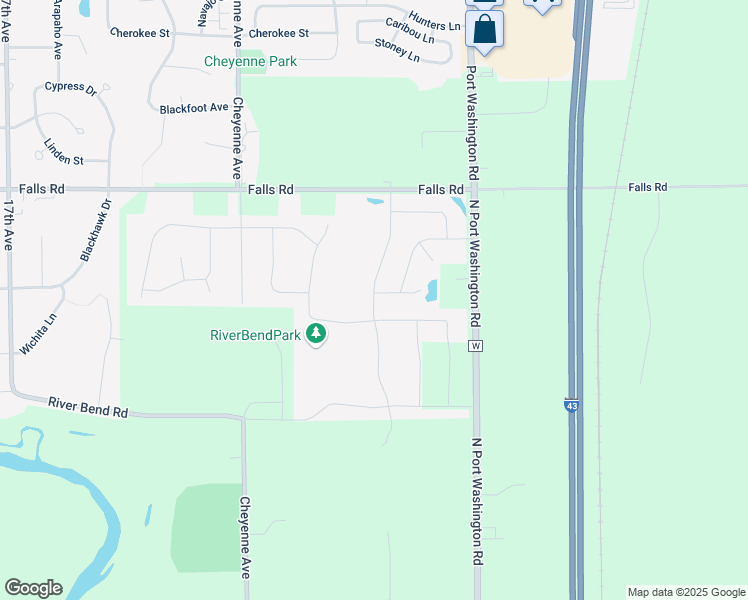 map of restaurants, bars, coffee shops, grocery stores, and more near 2044 Shasta Avenue in Grafton