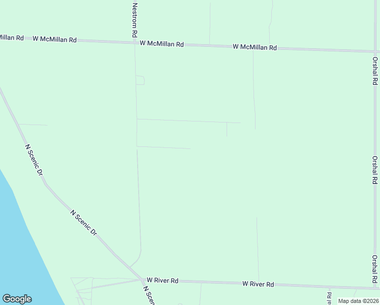 map of restaurants, bars, coffee shops, grocery stores, and more near 5234 Bittersweet Drive in Muskegon