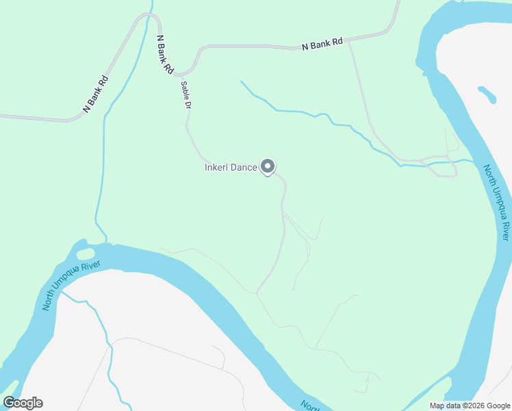 map of restaurants, bars, coffee shops, grocery stores, and more near 711 Sable Drive in Roseburg