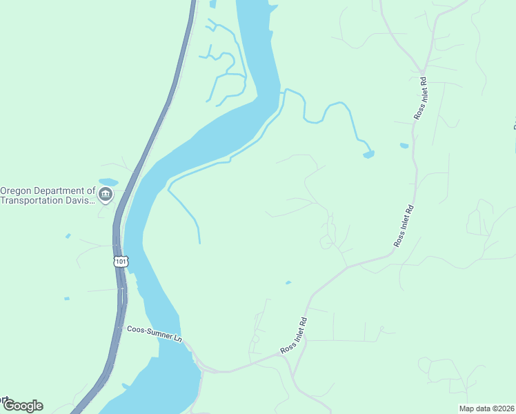 map of restaurants, bars, coffee shops, grocery stores, and more near 93621 Links Lane in Coos Bay
