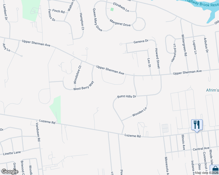 map of restaurants, bars, coffee shops, grocery stores, and more near 41 Smoke Ridge Road in Queensbury