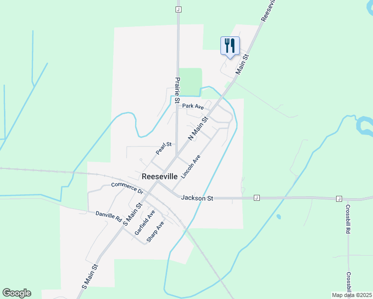 map of restaurants, bars, coffee shops, grocery stores, and more near 304 Lincoln Avenue in Reeseville