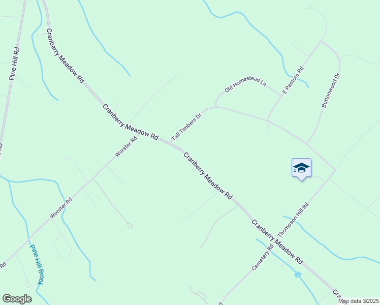 map of restaurants, bars, coffee shops, grocery stores, and more near 244 Cranberry Meadow Road in Berwick