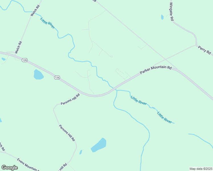 map of restaurants, bars, coffee shops, grocery stores, and more near 1493 Parker Mountain Road in Strafford