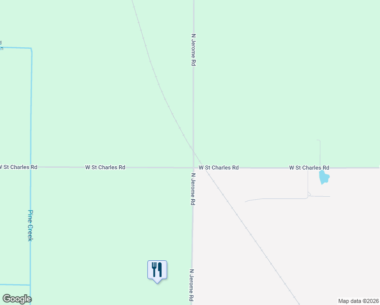 map of restaurants, bars, coffee shops, grocery stores, and more near 1032 North Jerome Road in Ithaca