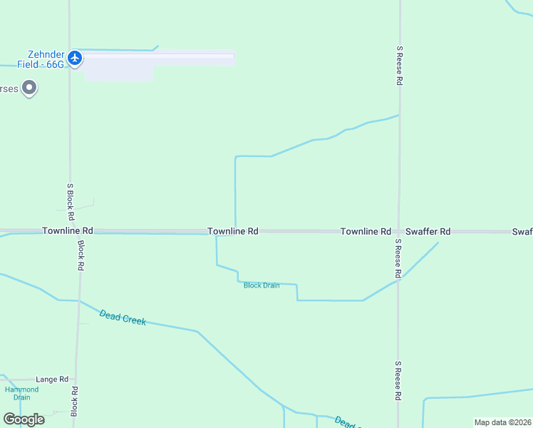 map of restaurants, bars, coffee shops, grocery stores, and more near 12563 Townline Road in Frankenmuth
