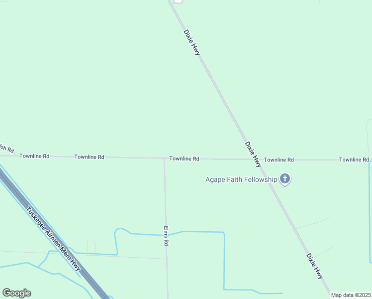 map of restaurants, bars, coffee shops, grocery stores, and more near 6855 Townline Road in Saginaw