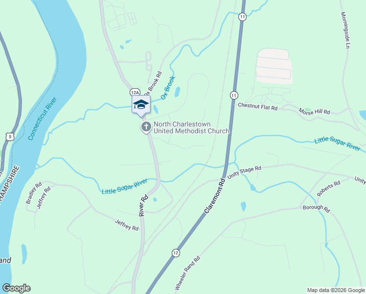 map of restaurants, bars, coffee shops, grocery stores, and more near 115 Chestnut Hill Road in Charlestown