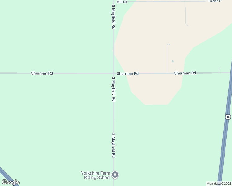 map of restaurants, bars, coffee shops, grocery stores, and more near 3265 South Mayfield Road in Jackson