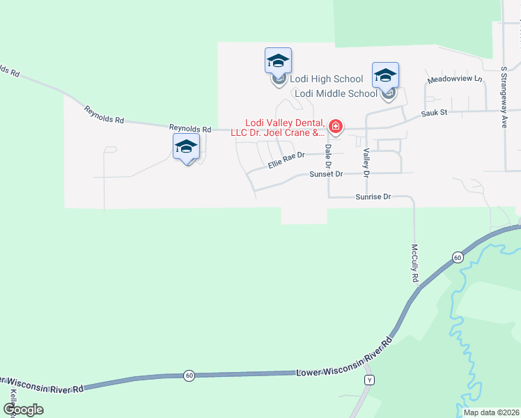 map of restaurants, bars, coffee shops, grocery stores, and more near 411 Ridgestone Drive in Lodi