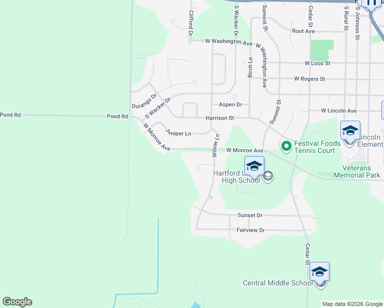 map of restaurants, bars, coffee shops, grocery stores, and more near 866 Oak Ridge Circle in Hartford