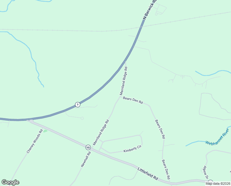 map of restaurants, bars, coffee shops, grocery stores, and more near 147 Merriland Ridge Road in Wells