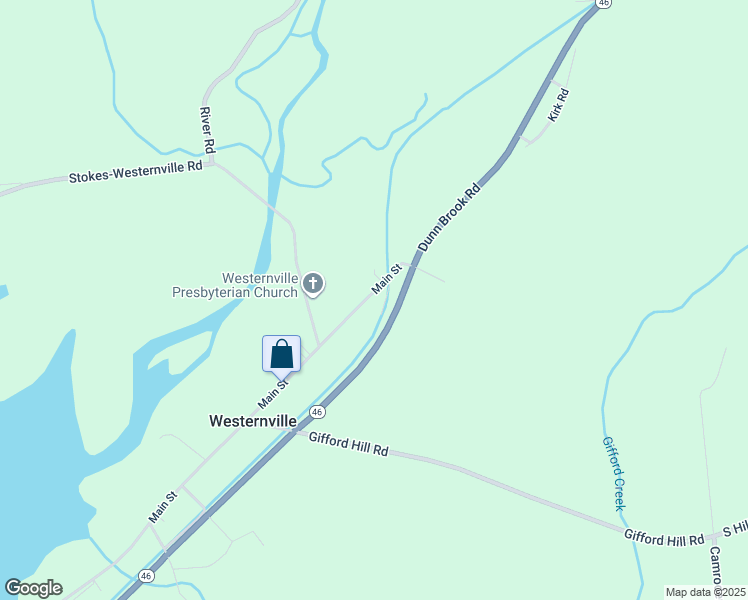 map of restaurants, bars, coffee shops, grocery stores, and more near 9252 Main Street in Westernville