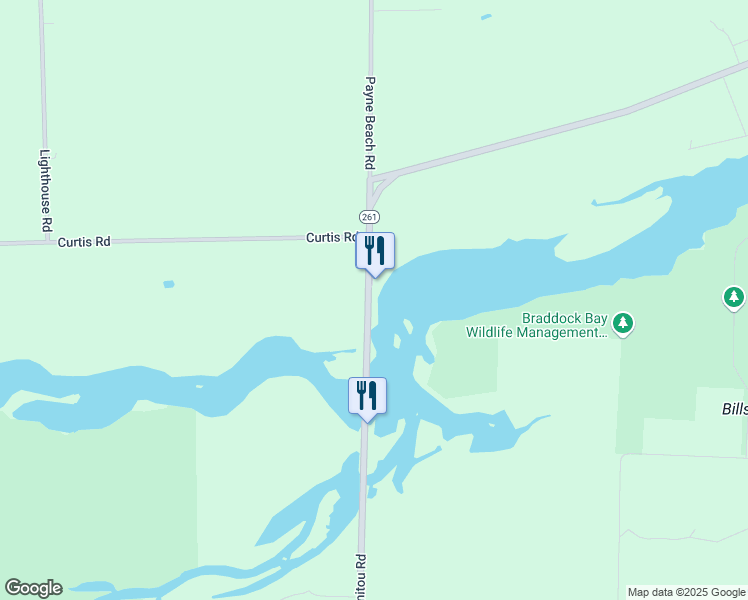map of restaurants, bars, coffee shops, grocery stores, and more near 376 Manitou Road in Hilton