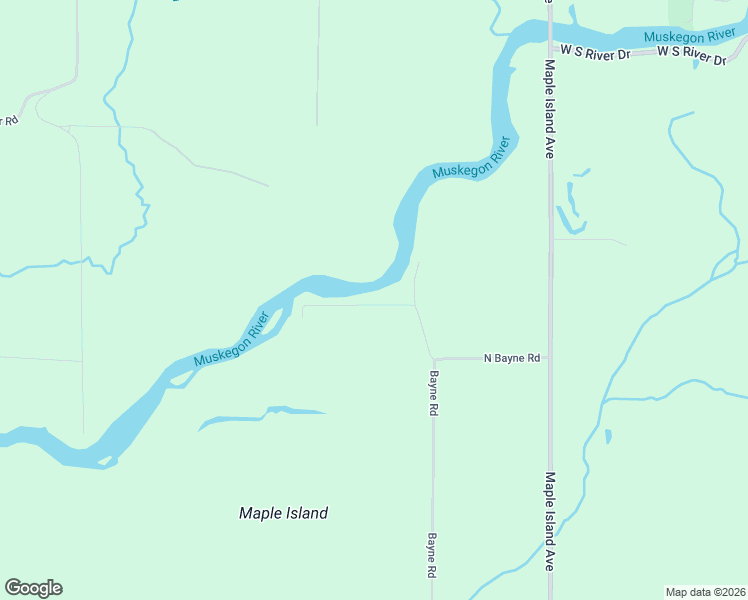 map of restaurants, bars, coffee shops, grocery stores, and more near 2995 North Bayne Road in Twin Lake