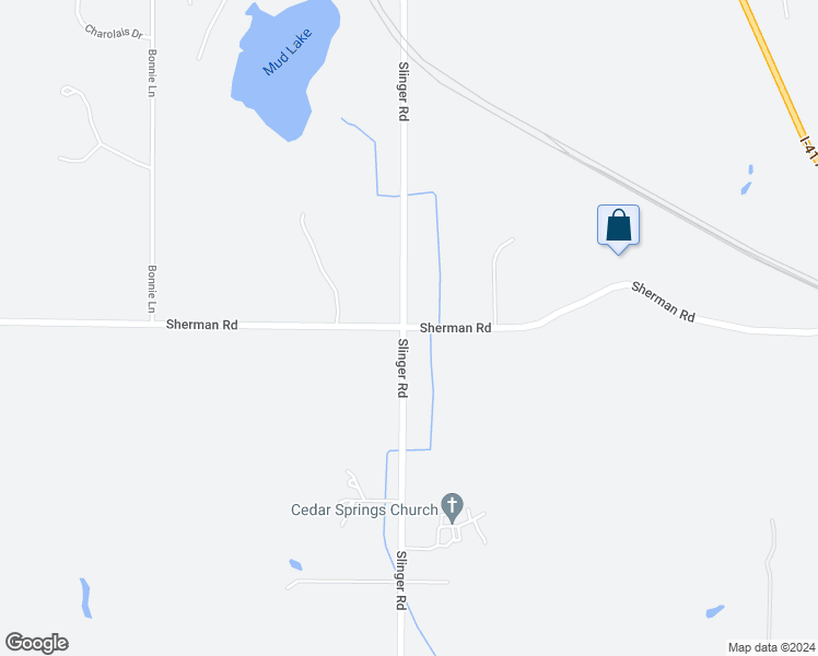 map of restaurants, bars, coffee shops, grocery stores, and more near 4899 Sherman Road in Slinger