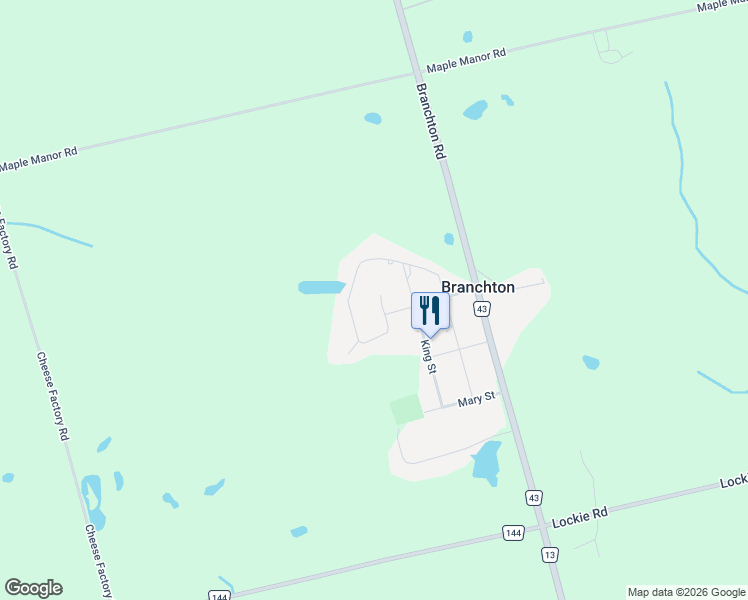 map of restaurants, bars, coffee shops, grocery stores, and more near 36 Jane Street in North Dumfries