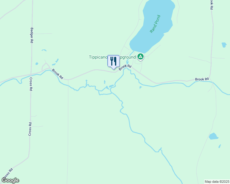 map of restaurants, bars, coffee shops, grocery stores, and more near 1170 Brook Road in Goshen