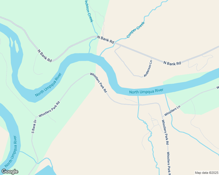 map of restaurants, bars, coffee shops, grocery stores, and more near 2151 Whistlers Park Road in Roseburg