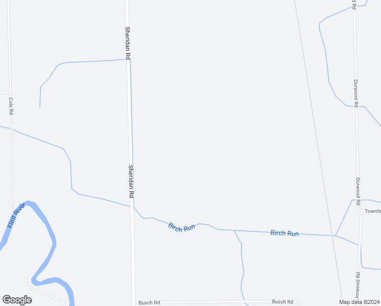 map of restaurants, bars, coffee shops, grocery stores, and more near 7863 Sheridan Road in Saginaw