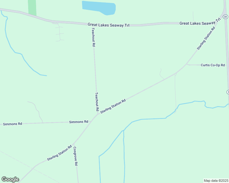 map of restaurants, bars, coffee shops, grocery stores, and more near 1603 Sterling Station Road in Cayuga