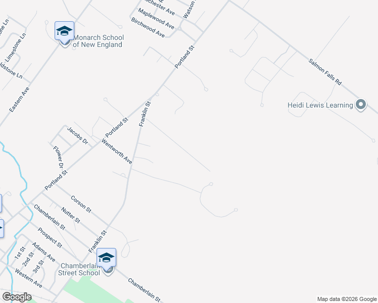 map of restaurants, bars, coffee shops, grocery stores, and more near 60 Moose Lane in Rochester