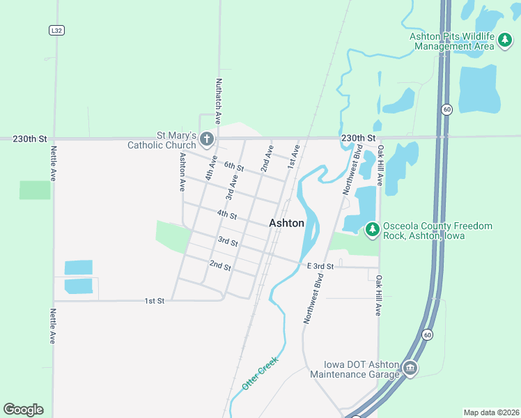 map of restaurants, bars, coffee shops, grocery stores, and more near 243-259 2nd Avenue in Ashton