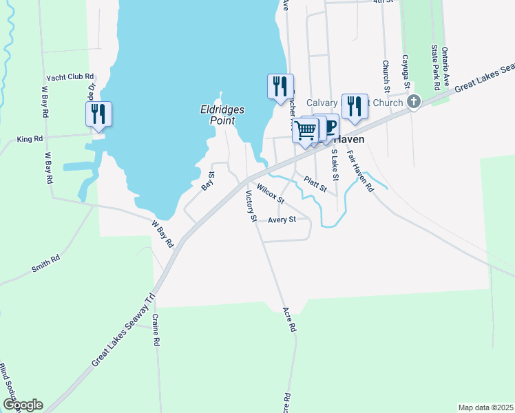 map of restaurants, bars, coffee shops, grocery stores, and more near 14402 Victory Street in Sterling