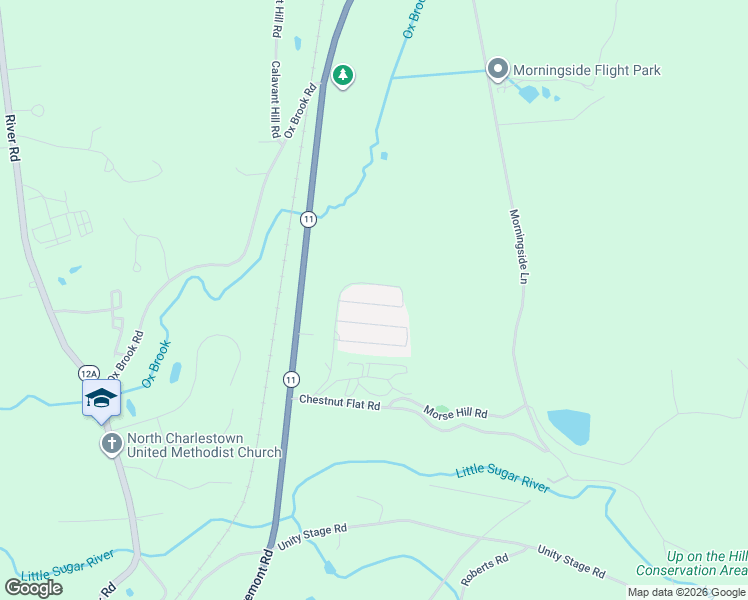 map of restaurants, bars, coffee shops, grocery stores, and more near 73 Windy Acres Road in Charlestown