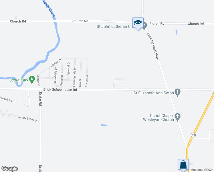 map of restaurants, bars, coffee shops, grocery stores, and more near 52 Rose Circle in Hamlin