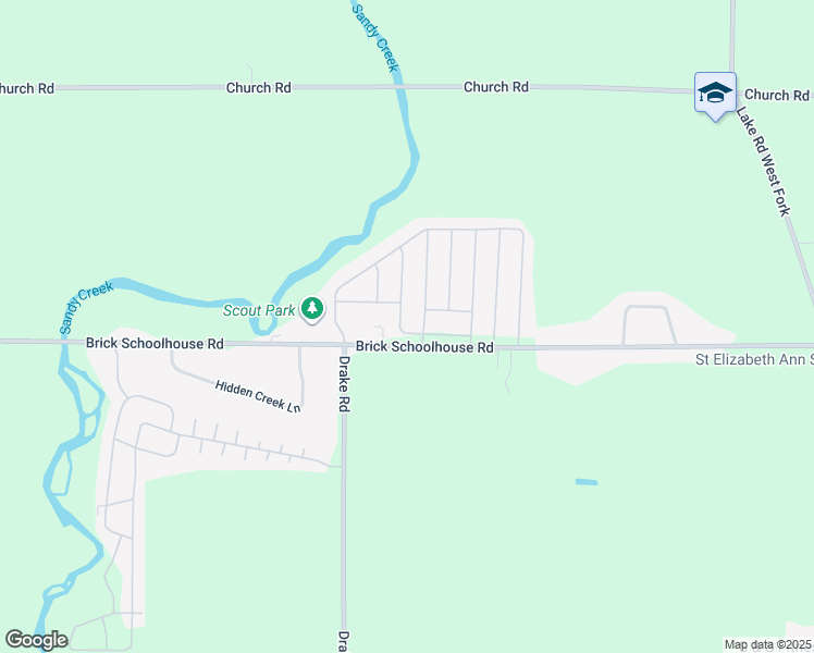 map of restaurants, bars, coffee shops, grocery stores, and more near 17 Roadside Drive in Hamlin