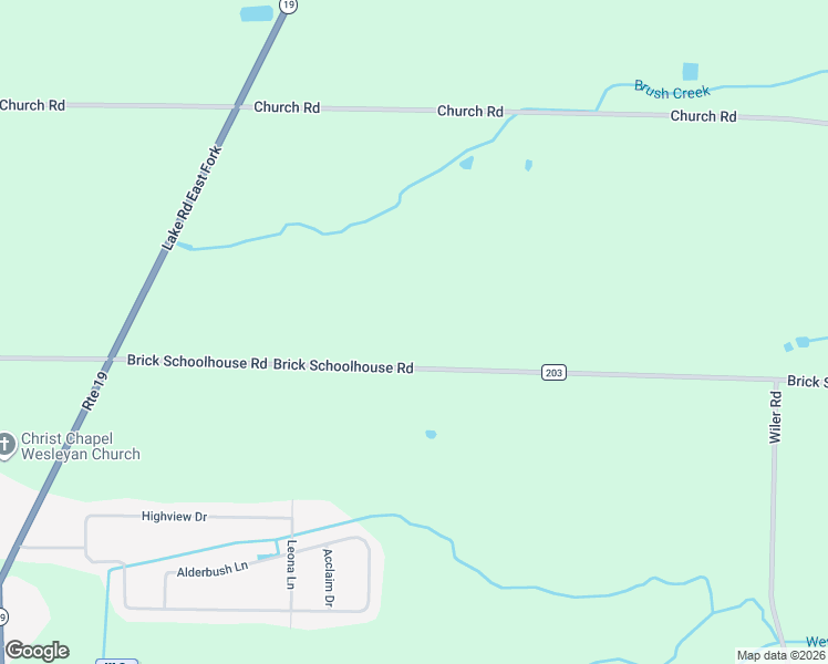 map of restaurants, bars, coffee shops, grocery stores, and more near 3344 Brick Schoolhouse Road in Hamlin