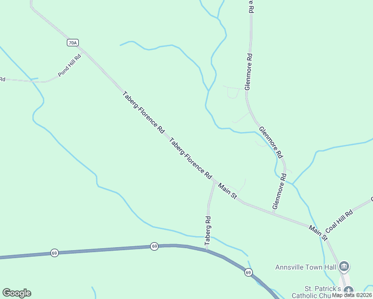 map of restaurants, bars, coffee shops, grocery stores, and more near 9354 Taberg-Florence Rd in Oneida