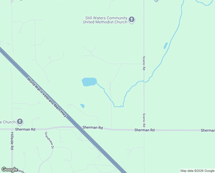 map of restaurants, bars, coffee shops, grocery stores, and more near 3790 Sherman Road in Slinger