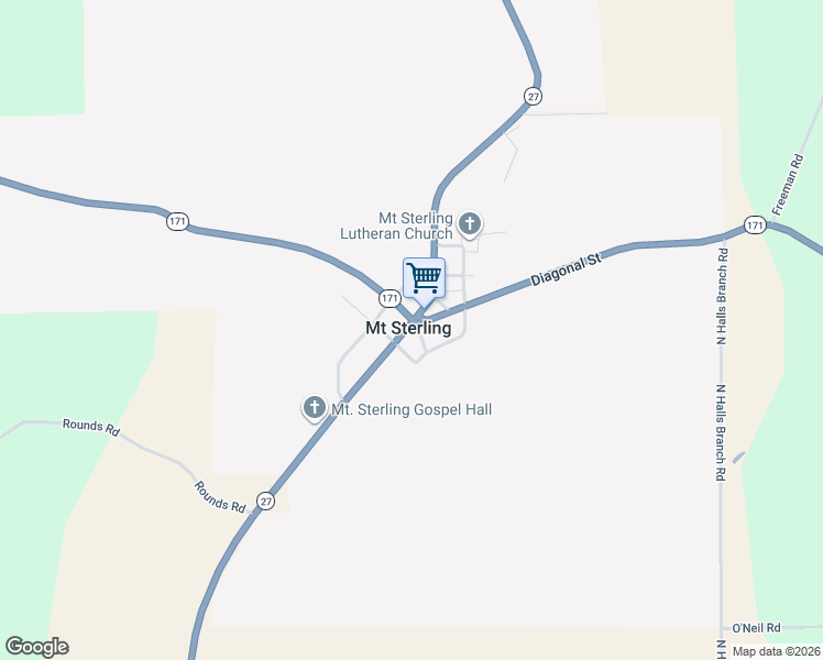 map of restaurants, bars, coffee shops, grocery stores, and more near in Mount Sterling